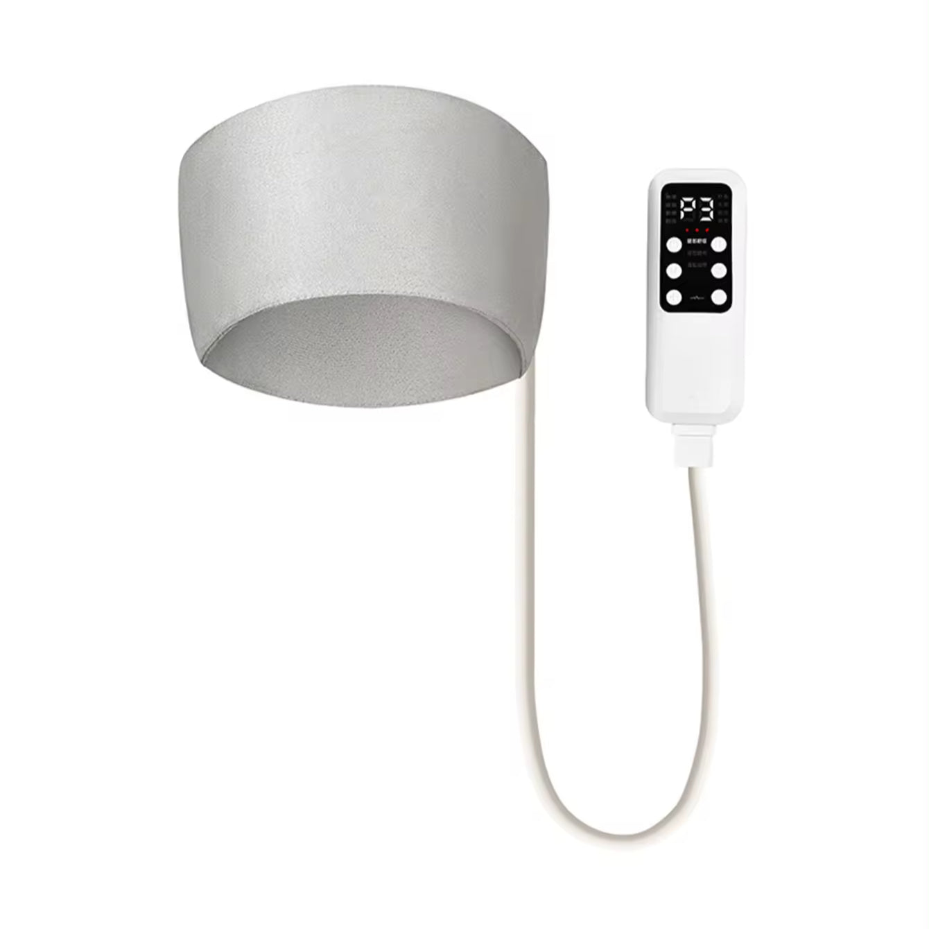 Portable Airbag Head Massager with Heated Air Compression