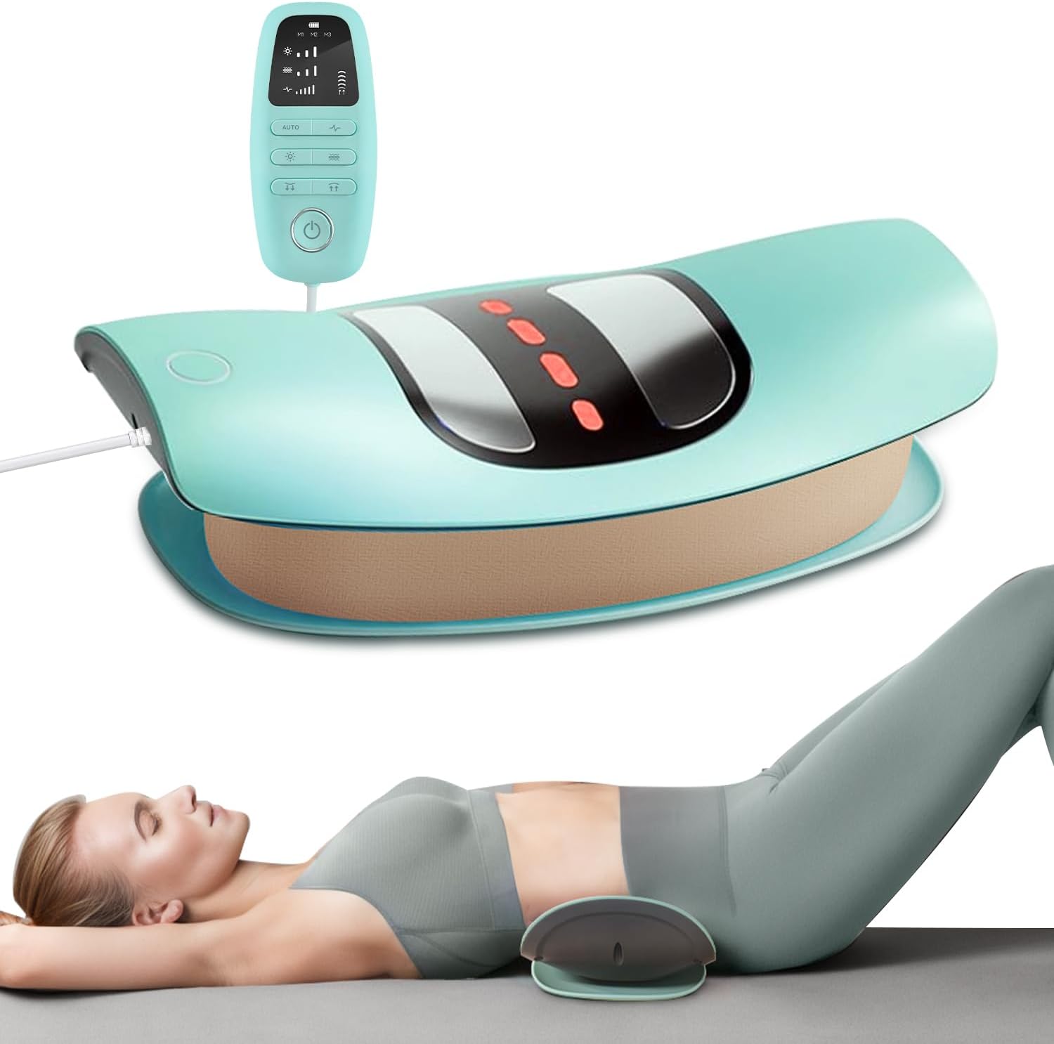 Hot Compress Back Pain Relief Lumbar Massager