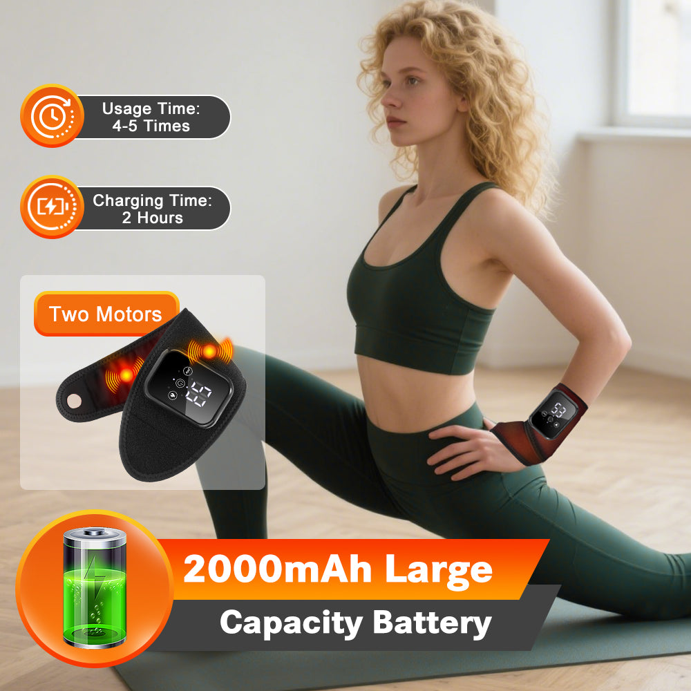 Rechargeable Heating Wrist Massager for Pain Relief