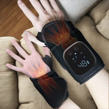 Rechargeable Heating Wrist Massager for Pain Relief