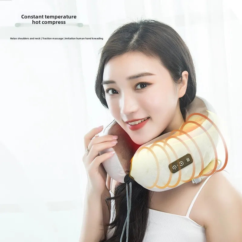 U-Shape Soft Massage Pillow