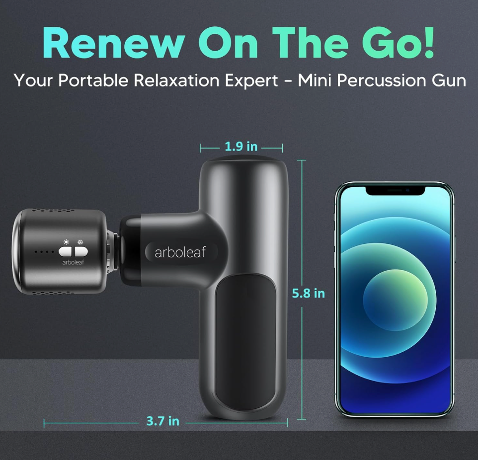 Premium Designed Vibration Gun Massager with Hot/Cold Therapy