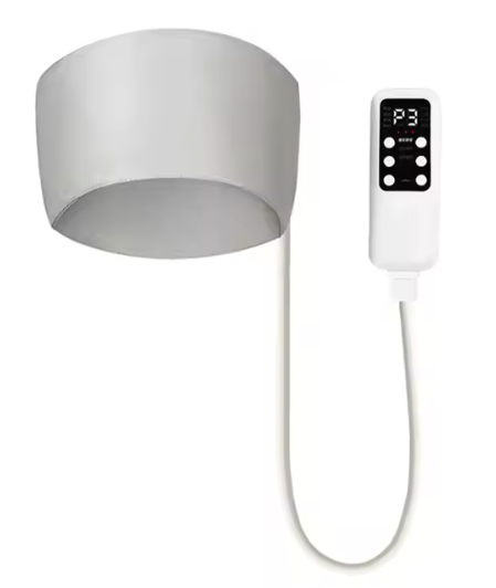 Portable Airbag Head Massager with Heated Air Compression