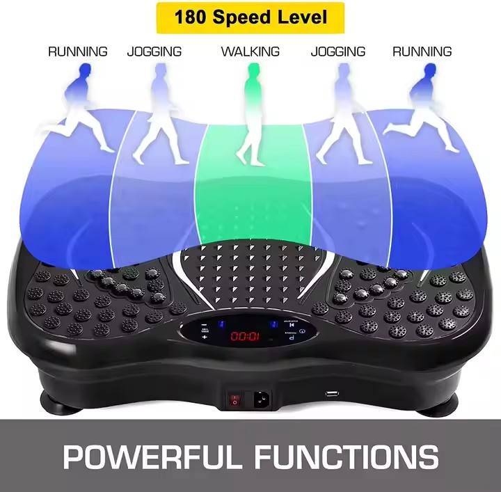 Full Body Fitness Platform with Lymphatic Vibrating Plates