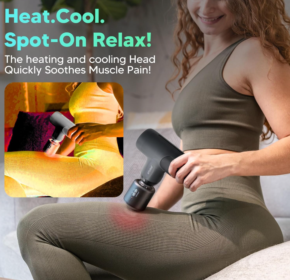 Premium Designed Vibration Gun Massager with Hot/Cold Therapy