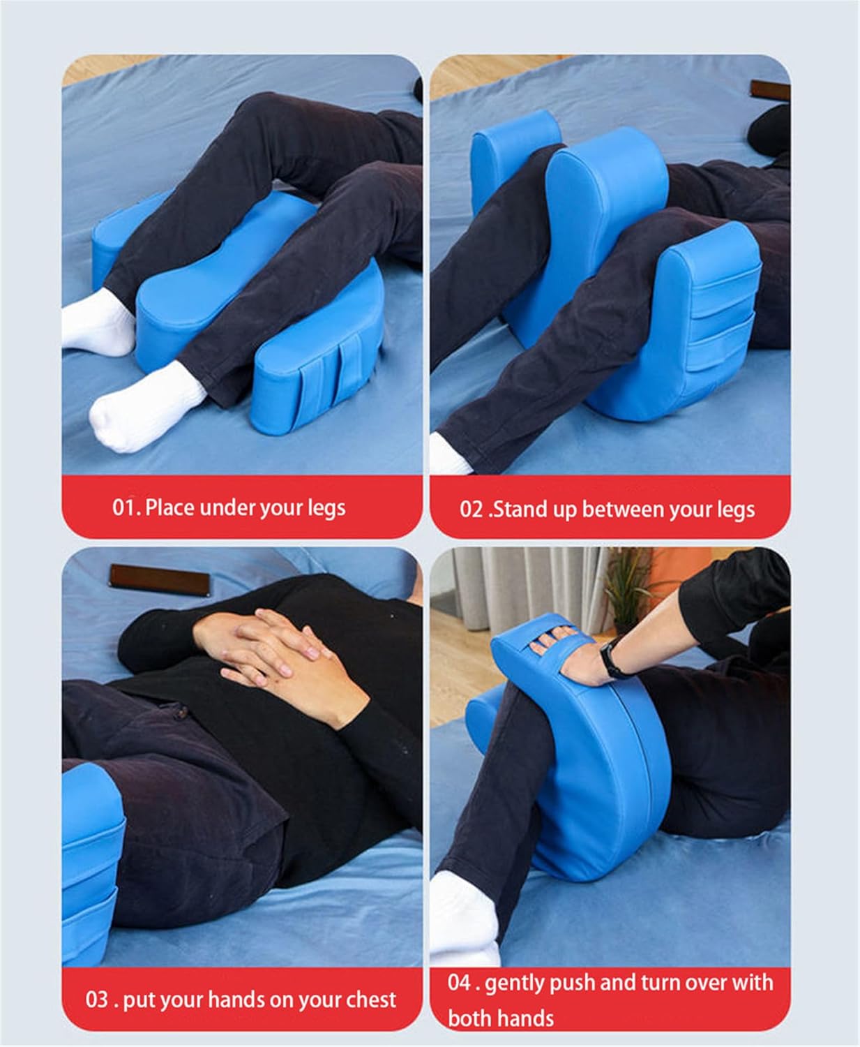 Leg Positioner Turnover Pillow