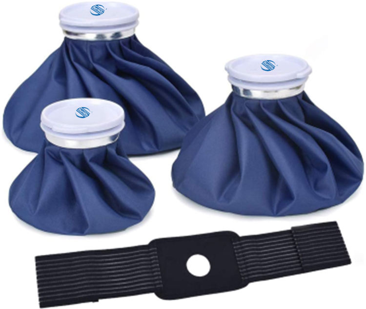 Reusable Hot & Cold Ice Bag with Adjustable Wrap (6 Inch)