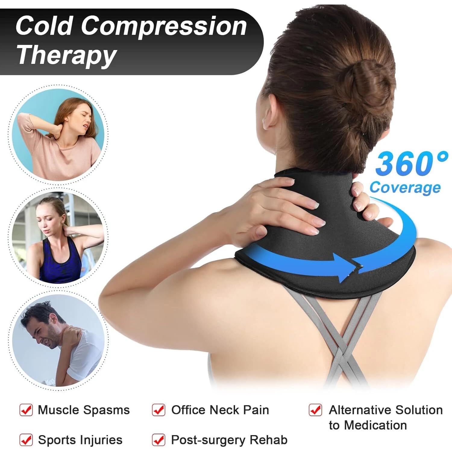 Reusable Ice Cooling Gel Pads For Pain Relief