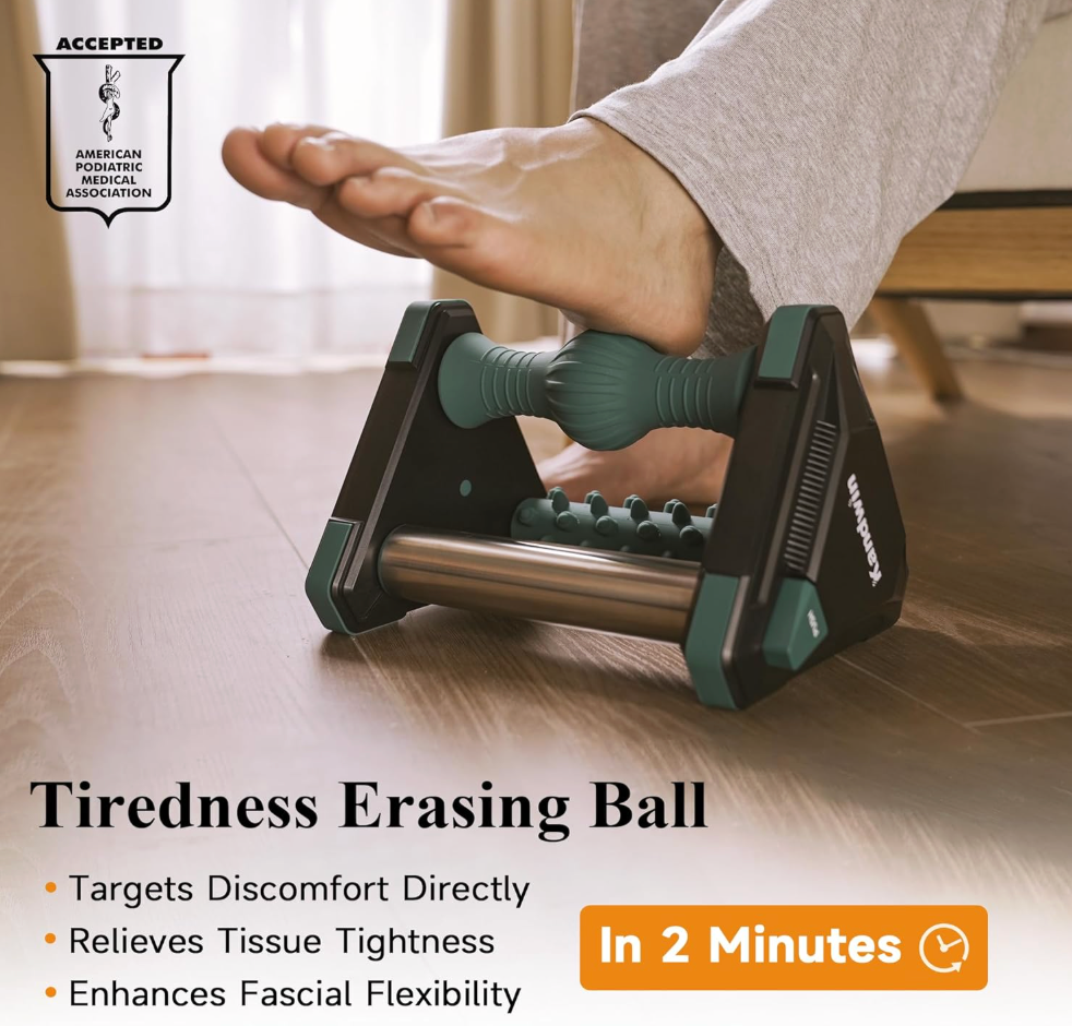 3-in-1 Foot Massager With Ice Roller & Reflexology Rollers